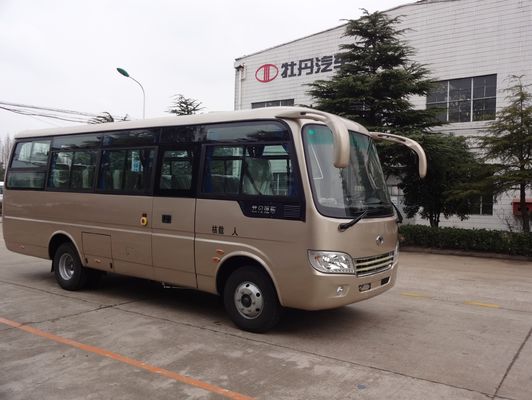 چین School Transportation Star Type 30 Passenger Mini Bus With Aluminum Hard Door تامین کننده