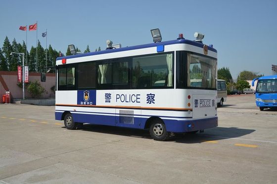 چین Public Police Office Special Purpose Vehicles , Mobile Patrolling Police Command Vehicles تامین کننده