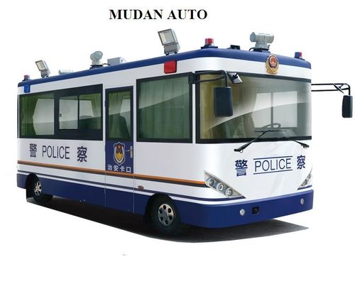 چین White Blue Traveling Security Police Officer Patrolling Pecial Purpose Vehicles تامین کننده