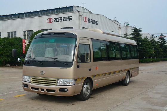 چین Rear Cummins Engine Transport Minivan Passenger Mini Bus 3.856L Displacement تامین کننده