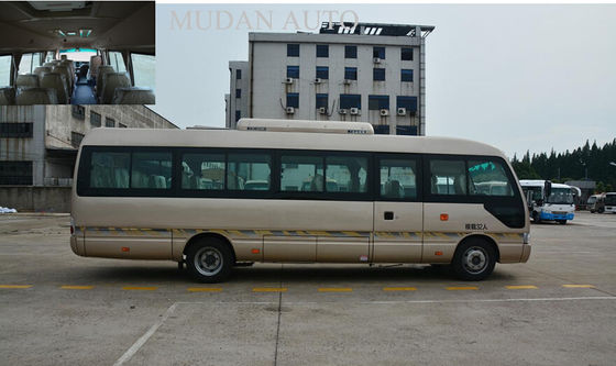 چین Mudan Golden City Tour Bus , Diesel Engine 25 Seater Minibus Semi - Integral Body تامین کننده