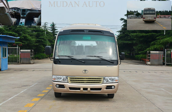 چین Durable Toyota Coaster Minibus 24 Passenger Van Left Power Steering تامین کننده