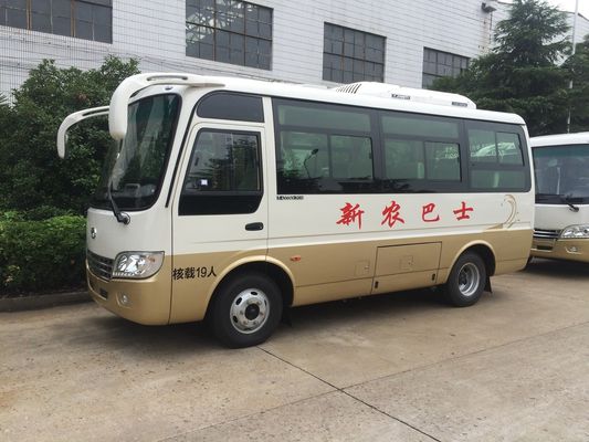 چین Plateau Terrain 19 Seats Diesel Minibus Star Type Cummins Engine Manual Gearbox تامین کننده