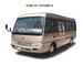 Luxury 23 Seater Coach Mudan Tourist Mini Bus 3.8L MD6701Cummins engine تامین کننده