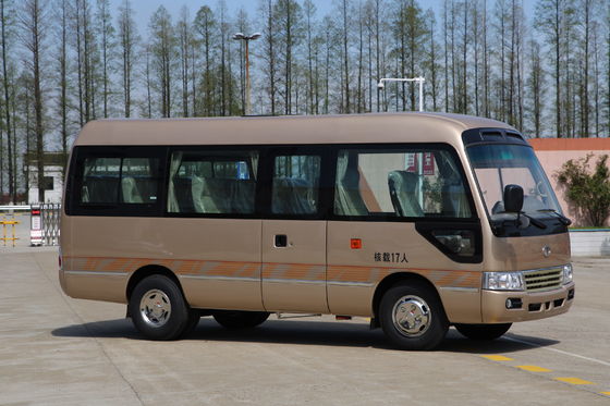 چین نوع کوستر دیزلی 19 اتوبوس با موتور Yuchai YC4FA115-20 تامین کننده