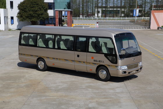 چین 7.7 متر طول Toyota Coaster 30 Seater Minibus لوکس چپ دست وسیله نقلیه خودرو تامین کننده