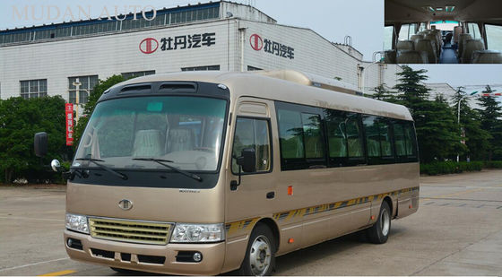 چین Air Brake RHD Tourism Star Minibus Model Coach Bus With Euro III Standard تامین کننده