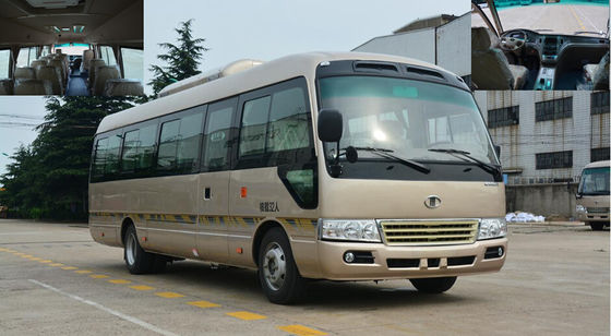 چین 143HP / 2600RPM Star Travel Buses , 7.3M Length Sightseeing Tour Bus تامین کننده