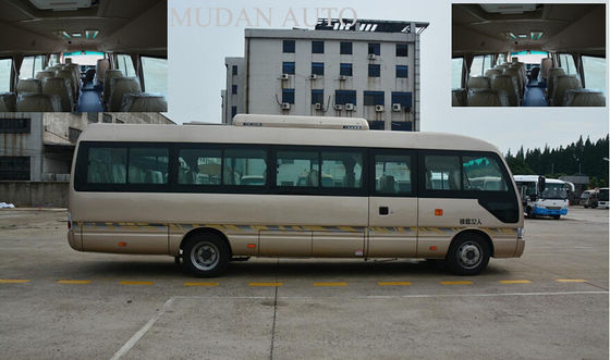 چین Sunroof Md6758 Star مینی بوس، 25 مسافر مینی بوس کشویی پنجره جانبی تامین کننده