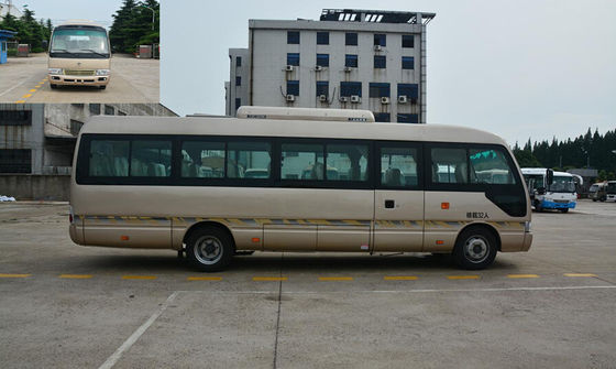 چین China Luxury Coach Bus Coaster Minibus school vehicle In India تامین کننده