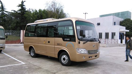 چین 6.6M طول موتور جلو موتور مربی شهر اتوبوس ستاره نوع Intercitybuses حمل و نقل ISUZU موتور تامین کننده