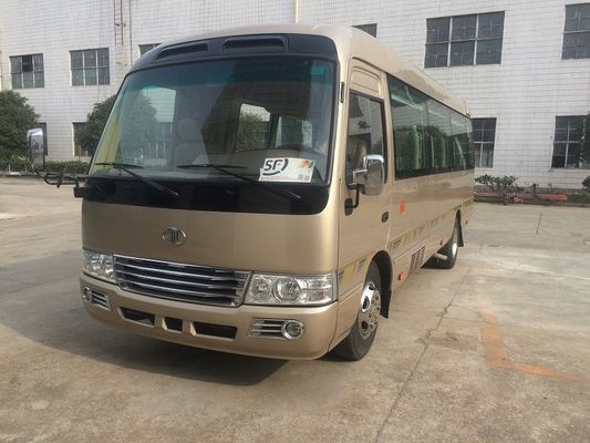 چین Luxury Coaster Mini Bus / Diesel Coaster Vehicle Auto With ISUZU Engine JAC Chassis تامین کننده