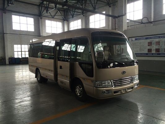 چین Sunroof 145HP Power Star Minibus 30 Passenger Mini Bus With Sliding Side Window تامین کننده
