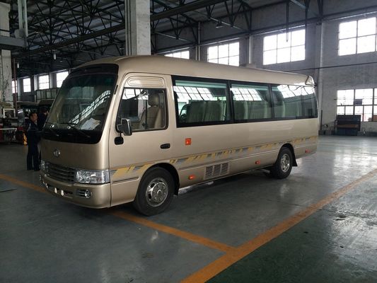 چین 7.5M Length Golden Star Minibus Sightseeing Tour Bus 2982cc Displacement تامین کننده